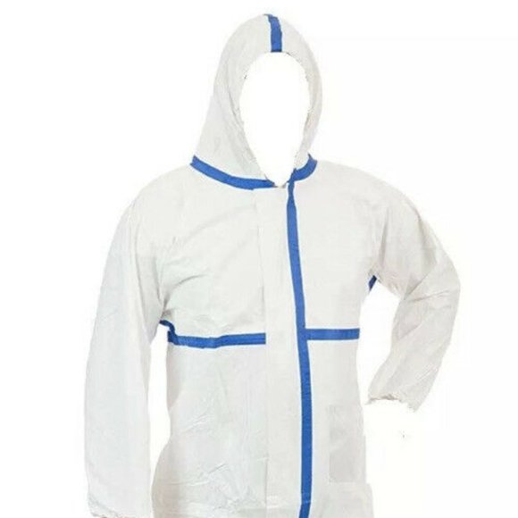 Enviroguard CoverallHood PPE XL Viroguard Qty 10 - Picture 1 of 13